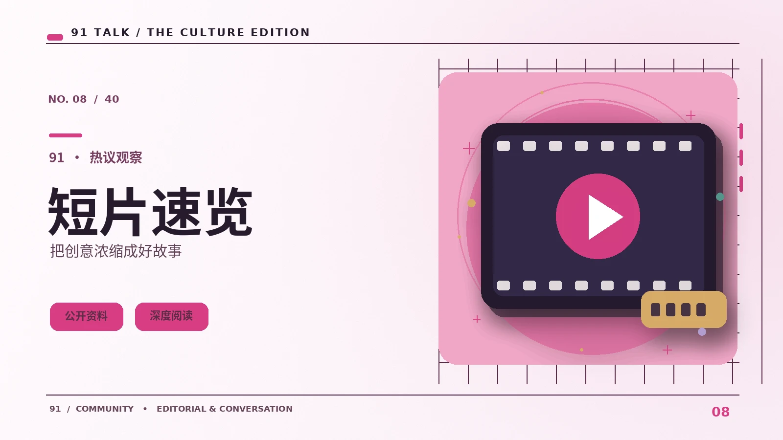 短片观察:入门读懂小篇幅影像的结构、节奏
